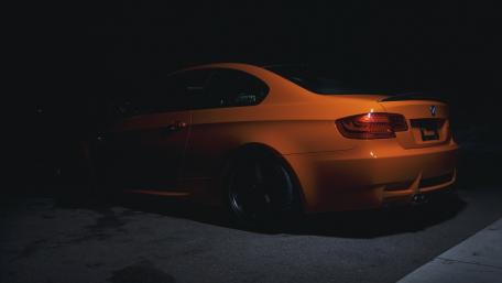 Sleek BMW in Midnight Shadow wallpaper