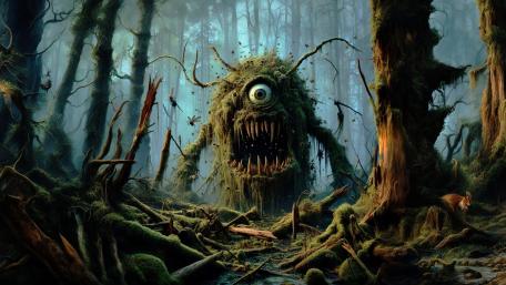 Cyclopean Forest Guardian wallpaper