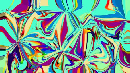 Vibrant Swirls of Colorful Abstractions wallpaper