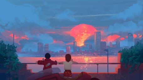 Sunset Serenity Anime wallpaper