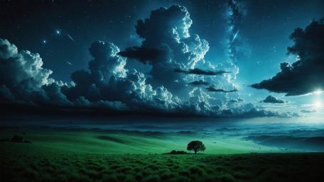 Stormy Sky Serenity wallpaper