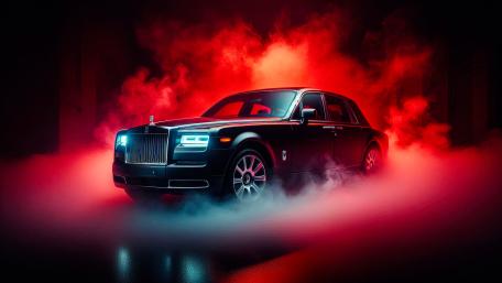 Rolls-Royce Phantom ready to roll wallpaper