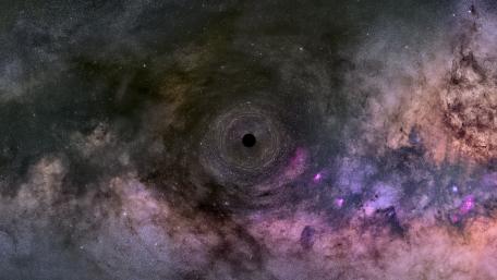 Black Hole in Deep Space wallpaper