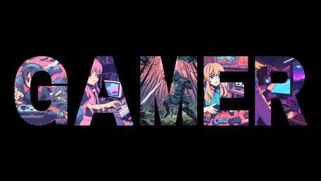 Gamer Vibes in Anime Art Style wallpaper