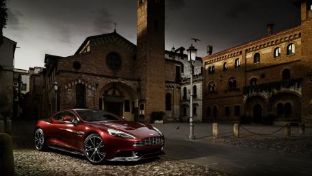 Aston Martin Vanquish in Timeless Elegance wallpaper