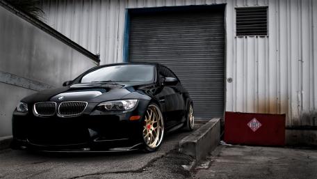 BMW M3 in Urban Setting wallpaper