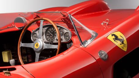 Ferrari 355S Vintage Elegance in 4K Detail wallpaper
