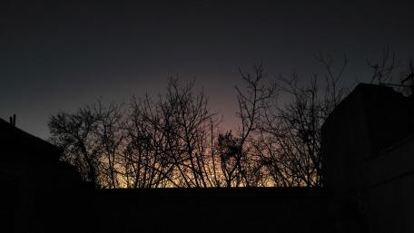 Serene Darkness at Dusk wallpaper