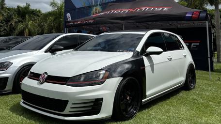 Sleek Volkswagen Golf GTI Ready for the Show wallpaper
