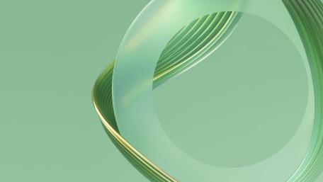 Abstract Harmony in Green wallpaper