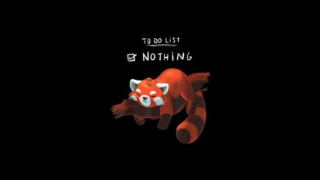 Lazy Day To-Do List: Nothing Accomplished! wallpaper