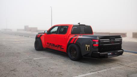 Nissan Frontier Pickup in Morning Mist wallpaper