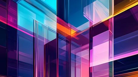 Abstract shapes wallpaper