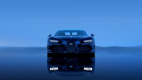 Blue Bugatti Chiron Dream wallpaper