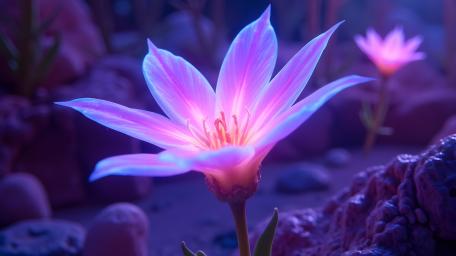 Glowing Dreams of Nature's Beauty wallpaper