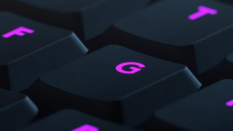 Futuristic Keyboard Detail Design wallpaper