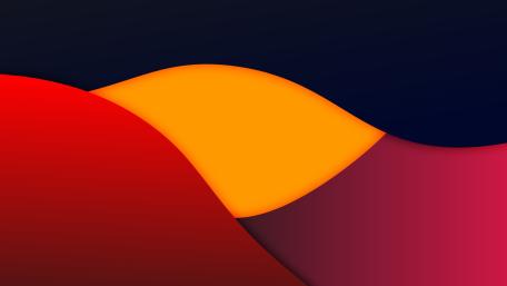 Flowing Hues of Abstract Serenity wallpaper