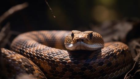 Serpent Majesty: A Close Encounter with Nature's Beauty wallpaper