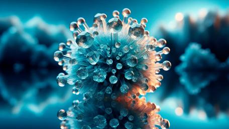 Crystalline Dream In Blue wallpaper