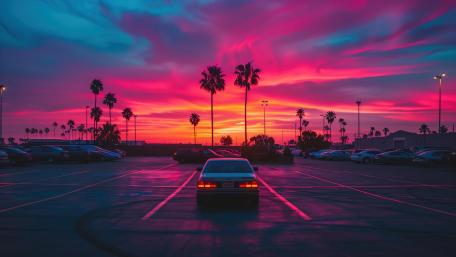 Cool Sunset View! wallpaper