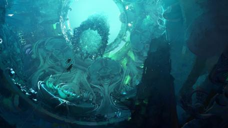 Aquatic Realm of Enchanted Wonders wallpaper