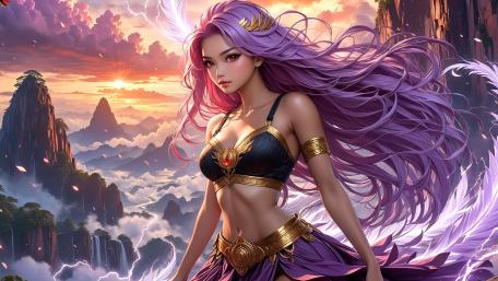 Mystical Guardian of the Enchanted Skies wallpaper