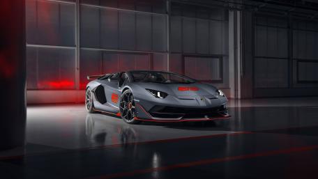 Lamborghini Aventador SVJ63 in Stealth Mode wallpaper