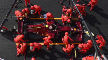 Ferrari Pit Stop Precision in 4K wallpaper