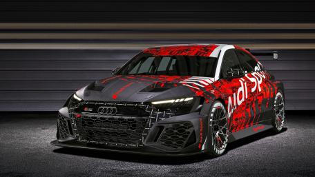 Audi Sport Dominance in 4K Detail wallpaper