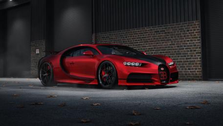 Bugatti Chiron in Midnight Elegance wallpaper