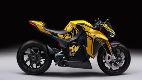 HyperFighter in Striking Yellow Design wallpaper