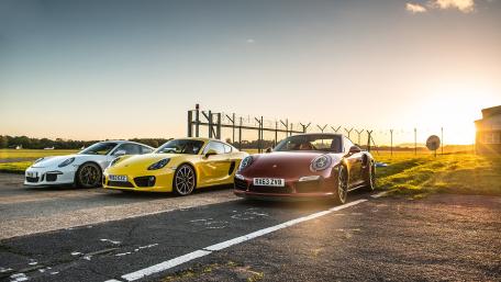 Porsche Elegance at Sunset wallpaper
