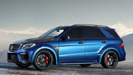 Mercedes-Benz ML 63 AMG in Stunning Blue wallpaper