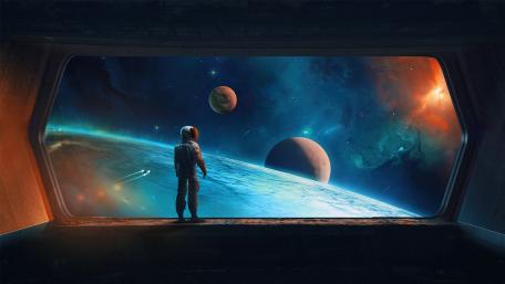 Space Odyssey: Galactic Visions Beyond wallpaper