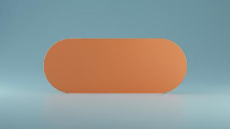 Minimalist Serenity in Aqua and Orange wallpaper