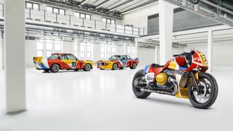 Racing Legacy: BMW Art Cars and Motorcycle wallpaper