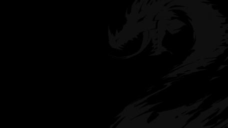 Dark Dragon Emblem in Monochrome Elegance wallpaper