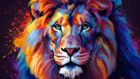 The Colorful King wallpaper