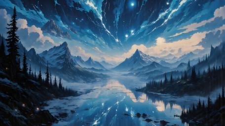 Enchanted Valley at Dusk wallpaper