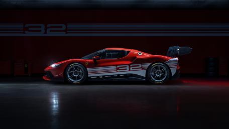 Ferrari 296 Challenge in the Spotlight wallpaper