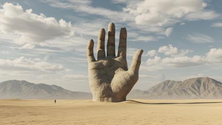 The Colossal Hand wallpaper