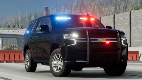 Chevrolet Tahoe Police SUV on Duty wallpaper