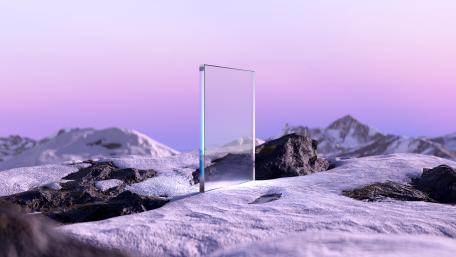 Snowbound Gateway to Enchanted Peaks wallpaper