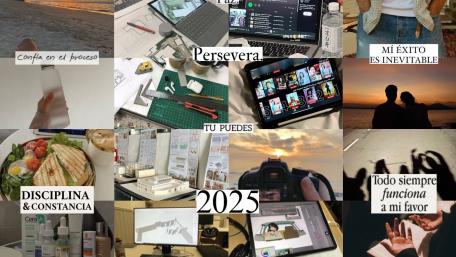 Vision Board Inspiration for 2025 Goals and Success wallpaper