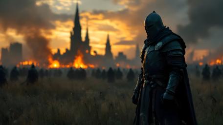 Knight's Vigil: Battle's End at Dusk wallpaper