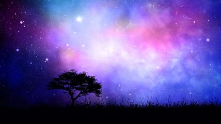 Whispers Among the Stars Enchanted Skyscape 5K Wallpaper wallpaper