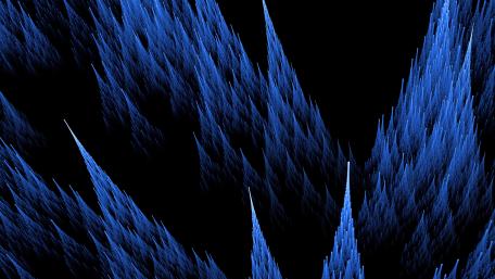 Mystical Shards of Blue Elegance wallpaper