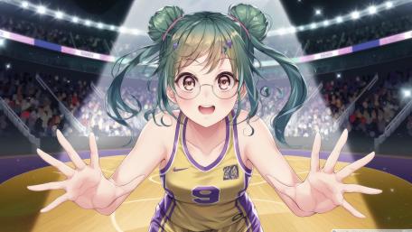 Anime Sports Star at the Arena wallpaper