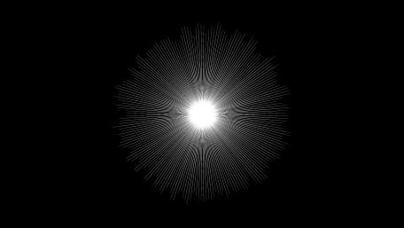 Radiant Monochrome Burst in Black and White wallpaper