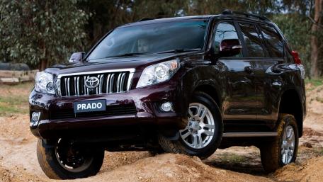 Toyota Prado in Action Off-road Adventure SUV wallpaper